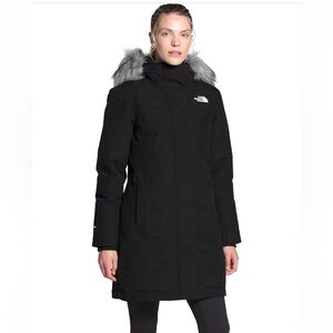 NWT XL THE NORTH FACE Women's Arctic Insulated Parka TNF BLACK